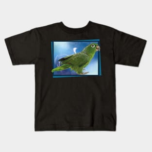 blue-crowned parrot Kids T-Shirt